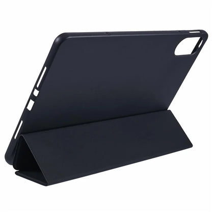For Xiaomi Redmi Pad Pro / Redmi Pad Pro 5G / Poco Pad Case PU Leather+Silicone Tri-Fold Stand Pro / Poco Padtective Cover