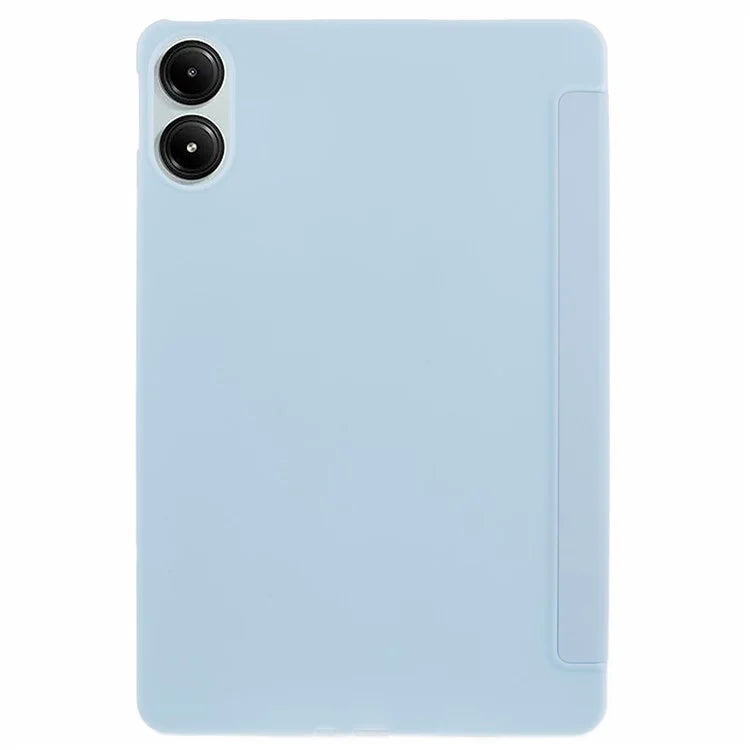 For Xiaomi Redmi Pad Pro / Redmi Pad Pro 5G / Poco Pad Case PU Leather+Silicone Tri-Fold Stand Pro / Poco Padtective Cover