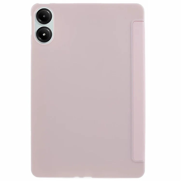For Xiaomi Redmi Pad Pro / Redmi Pad Pro 5G / Poco Pad Case PU Leather+Silicone Tri-Fold Stand Pro / Poco Padtective Cover