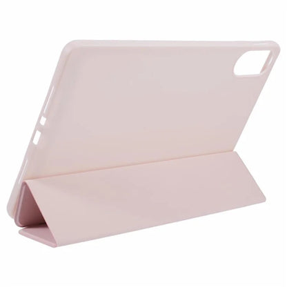For Xiaomi Redmi Pad Pro / Redmi Pad Pro 5G / Poco Pad Case PU Leather+Silicone Tri-Fold Stand Pro / Poco Padtective Cover