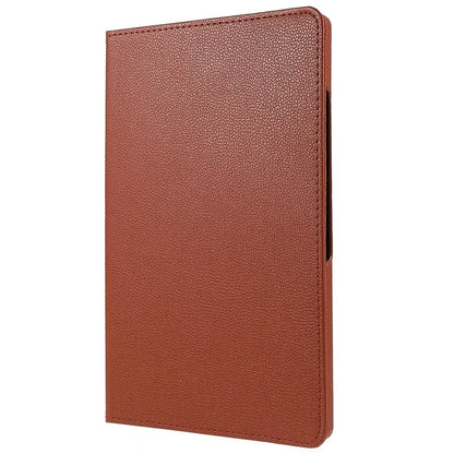 For Xiaomi Pad 6S Pro 12.4 Case Rotating Stand PU Leather+PC Tablet Cover with Elastic Band