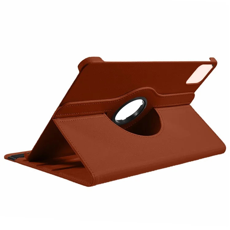 For Xiaomi Pad 6S Pro 12.4 Case Rotating Stand PU Leather+PC Tablet Cover with Elastic Band