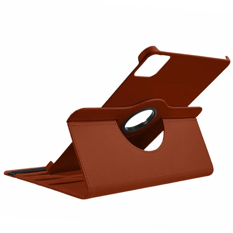For Xiaomi Pad 6S Pro 12.4 Case Rotating Stand PU Leather+PC Tablet Cover with Elastic Band