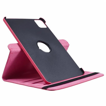 For Xiaomi Pad 6S Pro 12.4 Case Rotating Stand PU Leather+PC Tablet Cover with Elastic Band