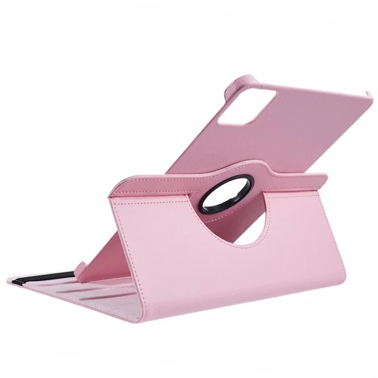 For Xiaomi Pad 6S Pro 12.4 Case Rotating Stand PU Leather+PC Tablet Cover with Elastic Band