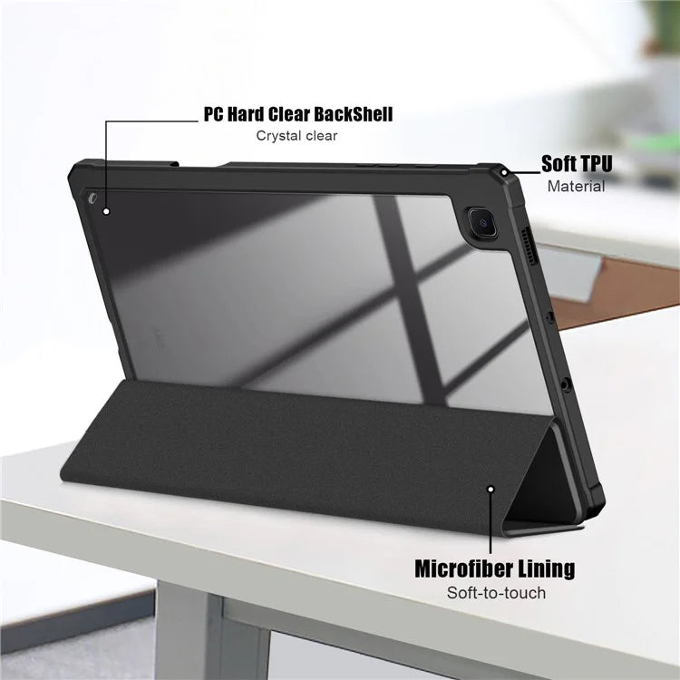 For Samsung Galaxy Tab S6 Lite (2020) P610 P615 / (2022) P613 P619 / (2024) P620 P625 Case Tri-fold Stand PU Leather Smart Cover