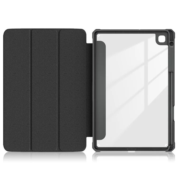 For Samsung Galaxy Tab S6 Lite (2020) P610 P615 / (2022) P613 P619 / (2024) P620 P625 Case Tri-fold Stand PU Leather Smart Cover