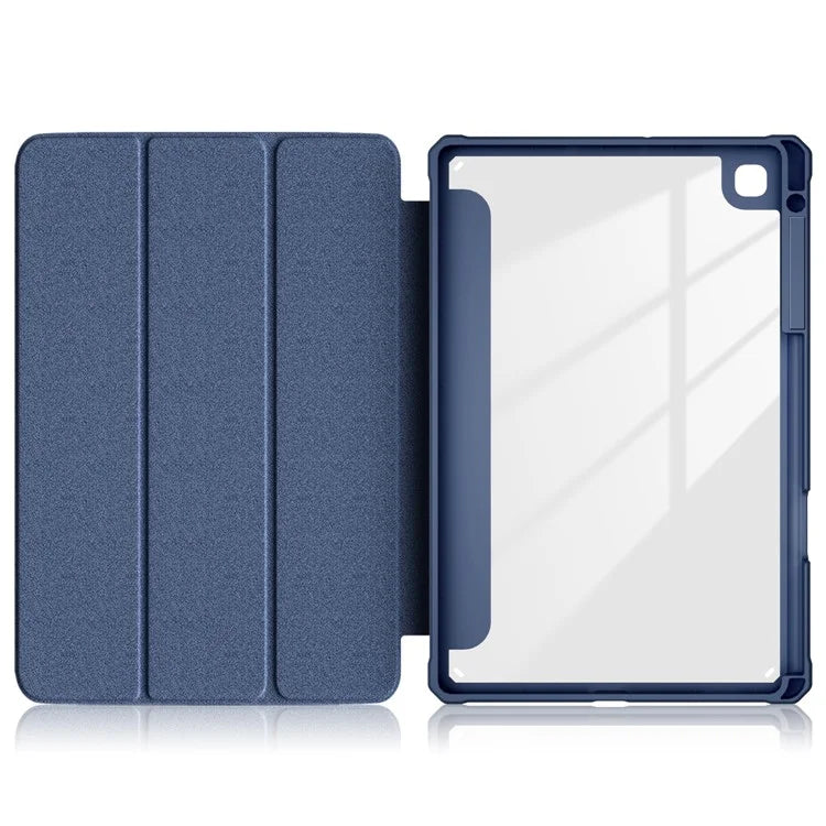 For Samsung Galaxy Tab S6 Lite (2020) P610 P615 / (2022) P613 P619 / (2024) P620 P625 Case Tri-fold Stand PU Leather Smart Cover