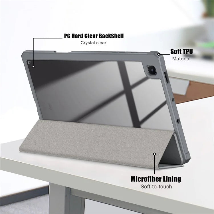 For Samsung Galaxy Tab S6 Lite (2020) P610 P615 / (2022) P613 P619 / (2024) P620 P625 Case Tri-fold Stand PU Leather Smart Cover