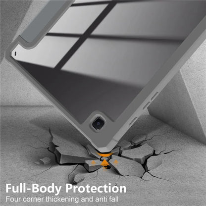 For Samsung Galaxy Tab S6 Lite (2020) P610 P615 / (2022) P613 P619 / (2024) P620 P625 Case Tri-fold Stand PU Leather Smart Cover