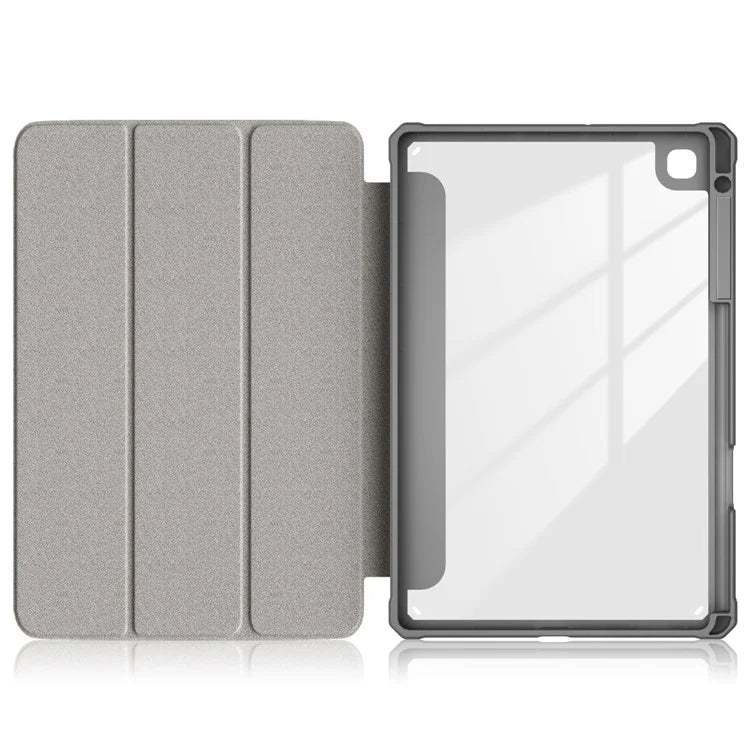 For Samsung Galaxy Tab S6 Lite (2020) P610 P615 / (2022) P613 P619 / (2024) P620 P625 Case Tri-fold Stand PU Leather Smart Cover