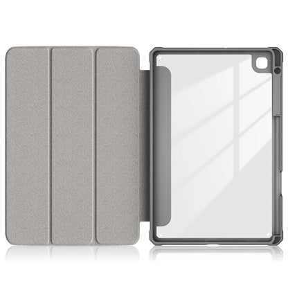 For Samsung Galaxy Tab S6 Lite (2020) P610 P615 / (2022) P613 P619 / (2024) P620 P625 Case Tri-fold Stand PU Leather Smart Cover