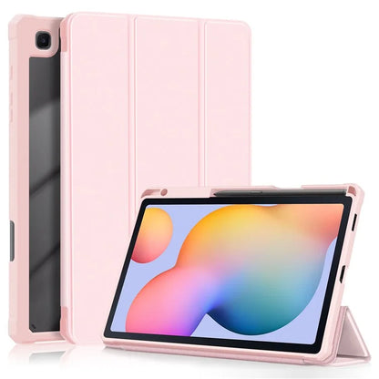 For Samsung Galaxy Tab S6 Lite (2020) P610 P615 / (2022) P613 P619 / (2024) P620 P625 Case Tri-fold Stand PU Leather Smart Cover