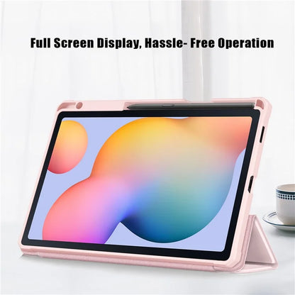 For Samsung Galaxy Tab S6 Lite (2020) P610 P615 / (2022) P613 P619 / (2024) P620 P625 Case Tri-fold Stand PU Leather Smart Cover