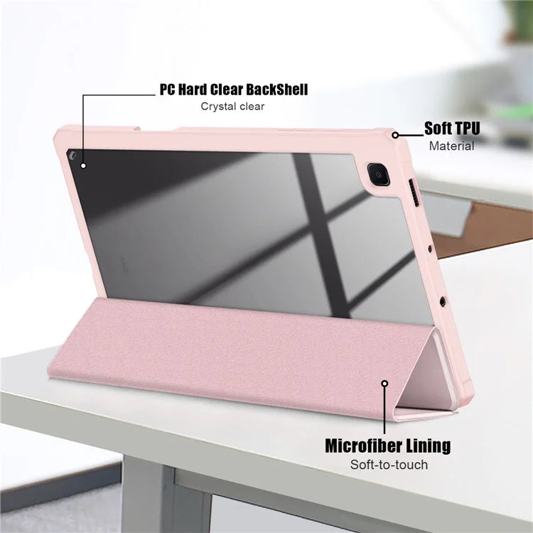 For Samsung Galaxy Tab S6 Lite (2020) P610 P615 / (2022) P613 P619 / (2024) P620 P625 Case Tri-fold Stand PU Leather Smart Cover