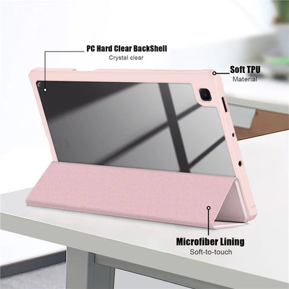 For Samsung Galaxy Tab S6 Lite (2020) P610 P615 / (2022) P613 P619 / (2024) P620 P625 Case Tri-fold Stand PU Leather Smart Cover