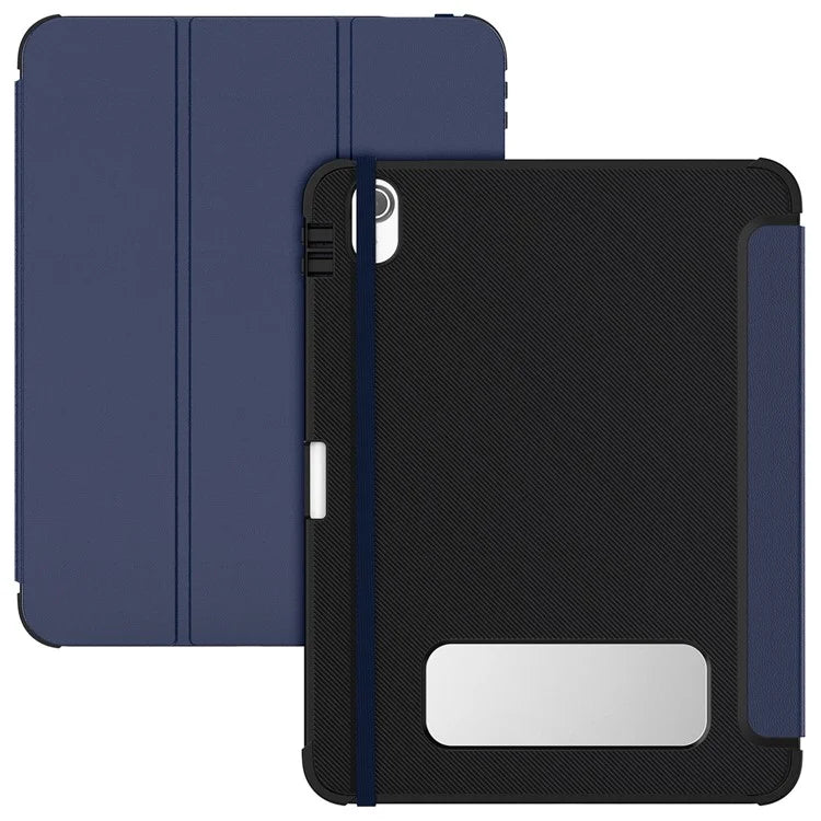 For iPad 10.9 (2022) Leather Case Tablet Stand Cover with Auto Wake / Sleep
