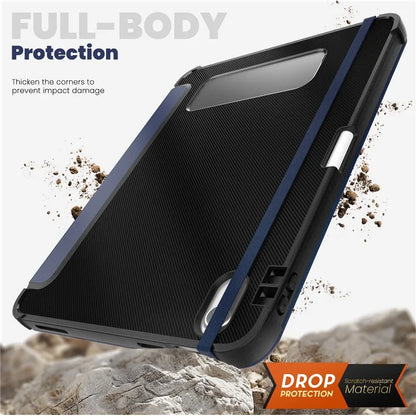 For iPad 10.9 (2022) Leather Case Tablet Stand Cover with Auto Wake / Sleep