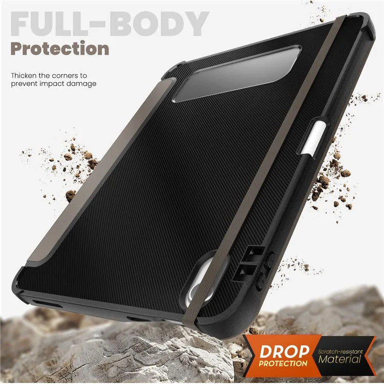 For iPad 10.9 (2022) Leather Case Tablet Stand Cover with Auto Wake / Sleep