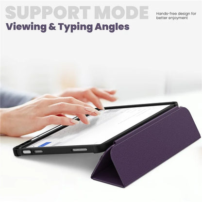 For iPad 10.9 (2022) Leather Case Tablet Stand Cover with Auto Wake / Sleep