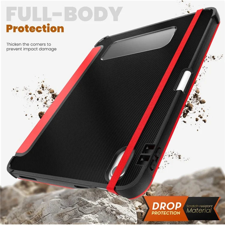 For iPad 10.9 (2022) Leather Case Tablet Stand Cover with Auto Wake / Sleep
