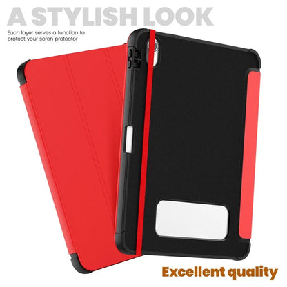 For iPad 10.9 (2022) Leather Case Tablet Stand Cover with Auto Wake / Sleep