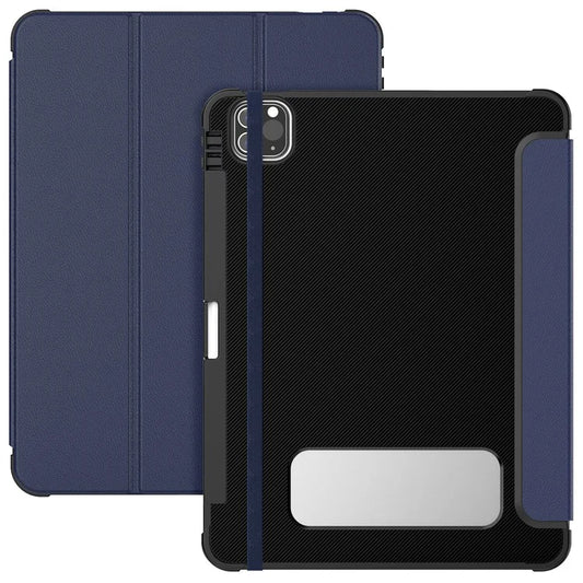 For iPad Pro 11-inch (2018) / (2022) / (2021) / (2020) / Air (2020) / (2022) Case Leather Tablet Cover with Pen Slot
