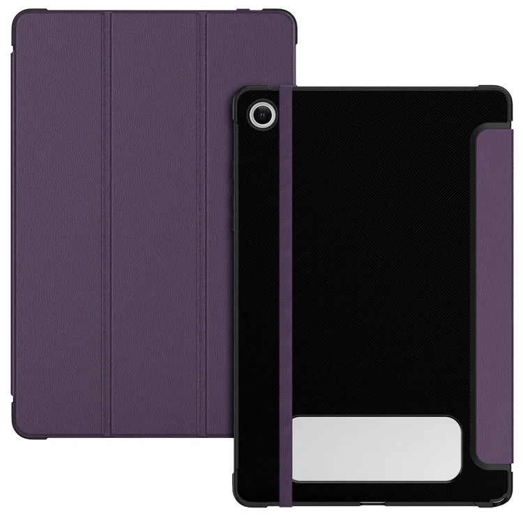 For Samsung Galaxy Tab A9+ SM-X210 / X216 / X218 Case Leather+TPU Stand Tablet Cover with Auto Wake / Sleep