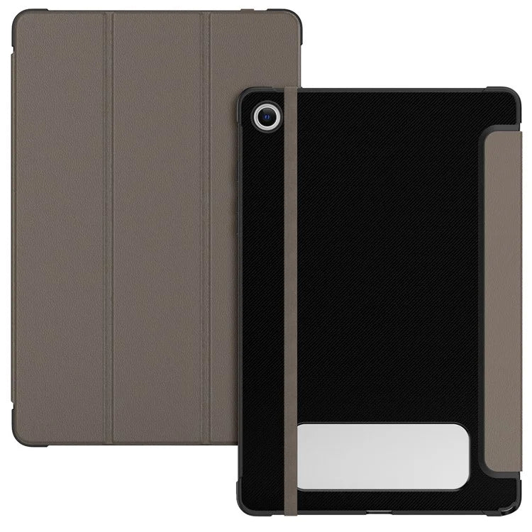 For Samsung Galaxy Tab A9+ SM-X210 / X216 / X218 Case Leather+TPU Stand Tablet Cover with Auto Wake / Sleep