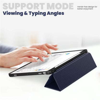 For iPad 10.2 (2021) / (2019) / (2020) / iPad Pro 10.5-inch (2017) / Air 10.5 inch (2019) Leather Case Tablet Cover with Auto Wake / Sleep