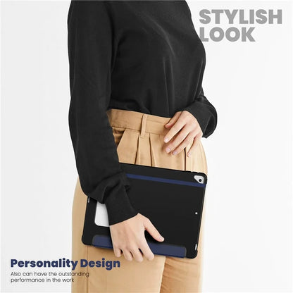 For iPad 10.2 (2021) / (2019) / (2020) / iPad Pro 10.5-inch (2017) / Air 10.5 inch (2019) Leather Case Tablet Cover with Auto Wake / Sleep