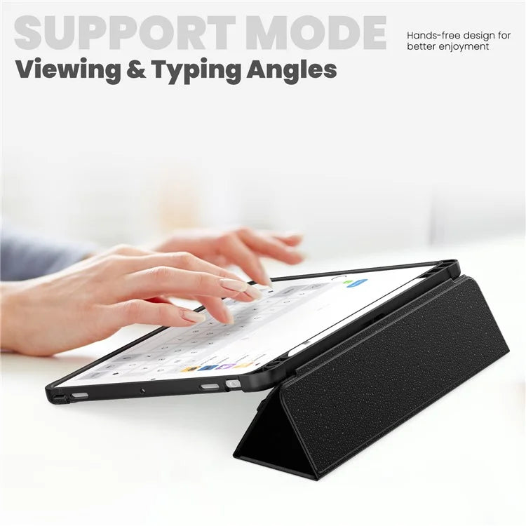For iPad 10.2 (2021) / (2019) / (2020) / iPad Pro 10.5-inch (2017) / Air 10.5 inch (2019) Leather Case Tablet Cover with Auto Wake / Sleep