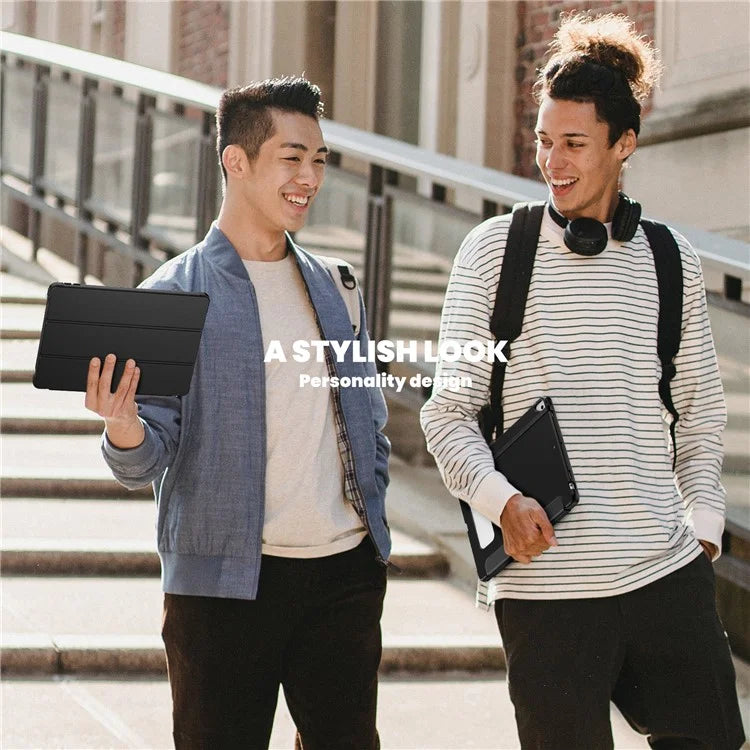 For iPad 10.2 (2021) / (2019) / (2020) / iPad Pro 10.5-inch (2017) / Air 10.5 inch (2019) Leather Case Tablet Cover with Auto Wake / Sleep