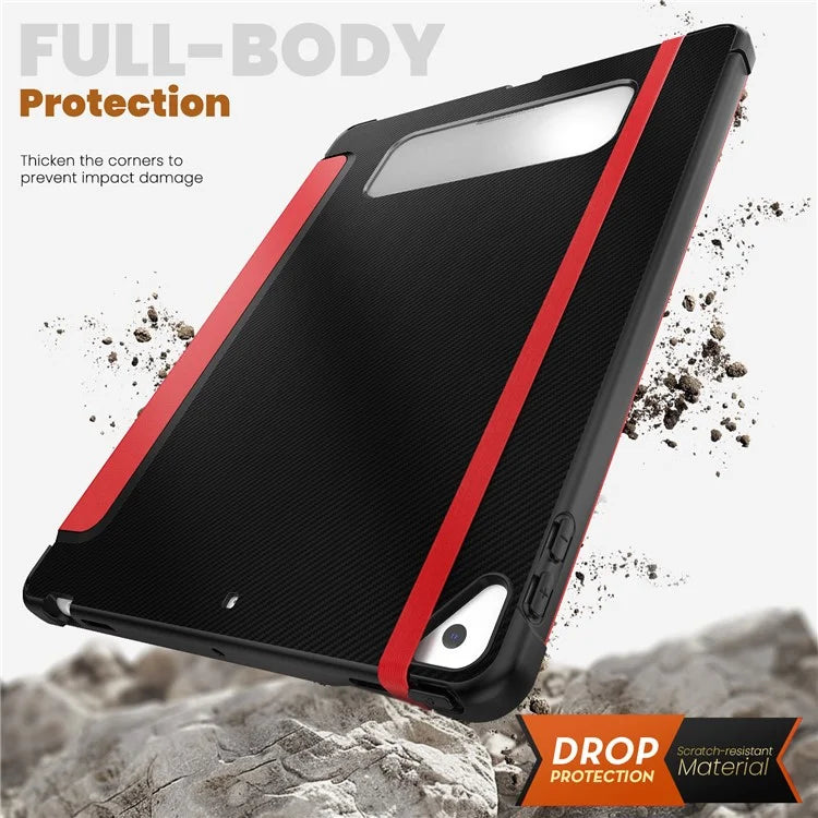 For iPad 10.2 (2021) / (2019) / (2020) / iPad Pro 10.5-inch (2017) / Air 10.5 inch (2019) Leather Case Tablet Cover with Auto Wake / Sleep
