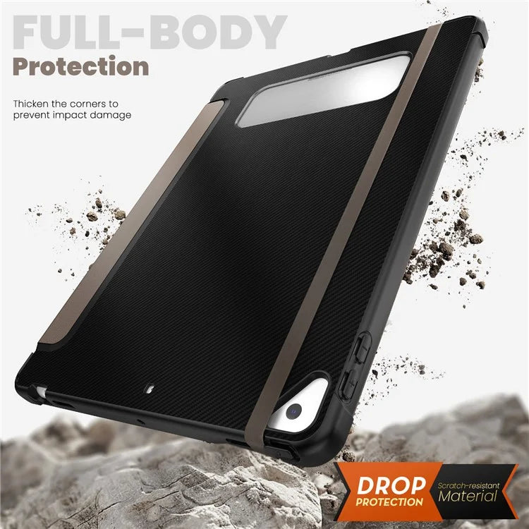 For iPad 10.2 (2021) / (2019) / (2020) / iPad Pro 10.5-inch (2017) / Air 10.5 inch (2019) Leather Case Tablet Cover with Auto Wake / Sleep