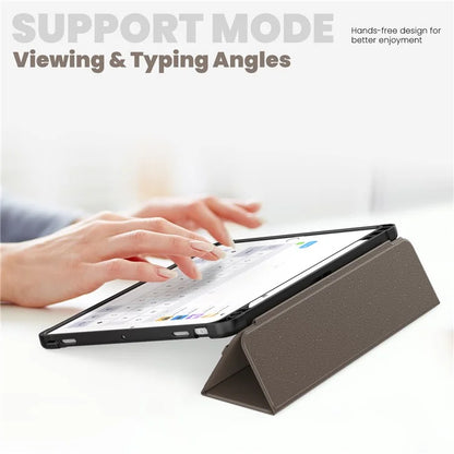 For iPad 10.2 (2021) / (2019) / (2020) / iPad Pro 10.5-inch (2017) / Air 10.5 inch (2019) Leather Case Tablet Cover with Auto Wake / Sleep
