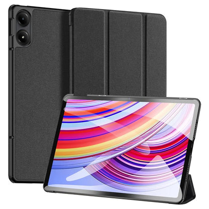 DUX DUCIS Domo Series for Xiaomi Redmi Pad Pro / Redmi Pad Pro 5G / Poco Pad Tablet Case Tri-Fold Stand Leather Shell with Pencil Holder