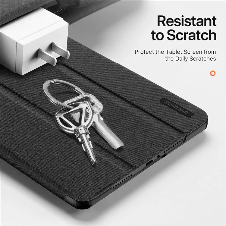 DUX DUCIS Domo Series for Xiaomi Redmi Pad Pro / Redmi Pad Pro 5G / Poco Pad Tablet Case Tri-Fold Stand Leather Shell with Pencil Holder