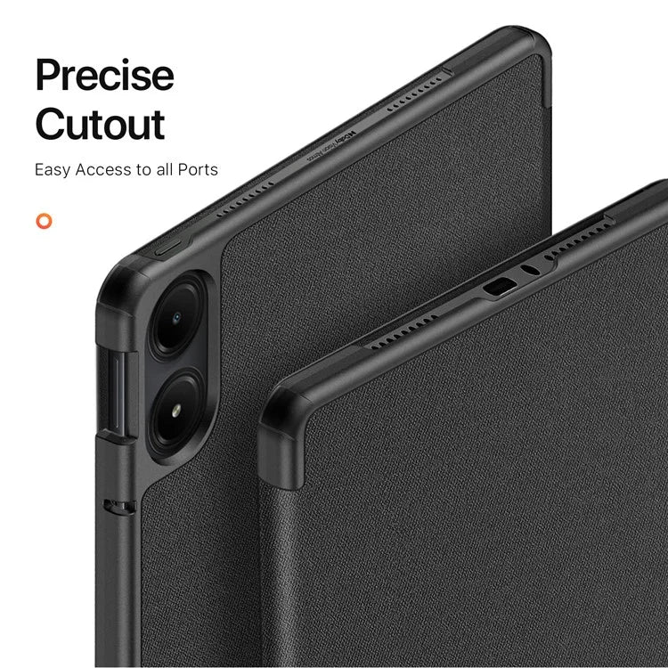 DUX DUCIS Domo Series for Xiaomi Redmi Pad Pro / Redmi Pad Pro 5G / Poco Pad Tablet Case Tri-Fold Stand Leather Shell with Pencil Holder