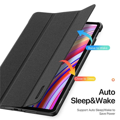 DUX DUCIS Domo Series for Xiaomi Redmi Pad Pro / Redmi Pad Pro 5G / Poco Pad Tablet Case Tri-Fold Stand Leather Shell with Pencil Holder