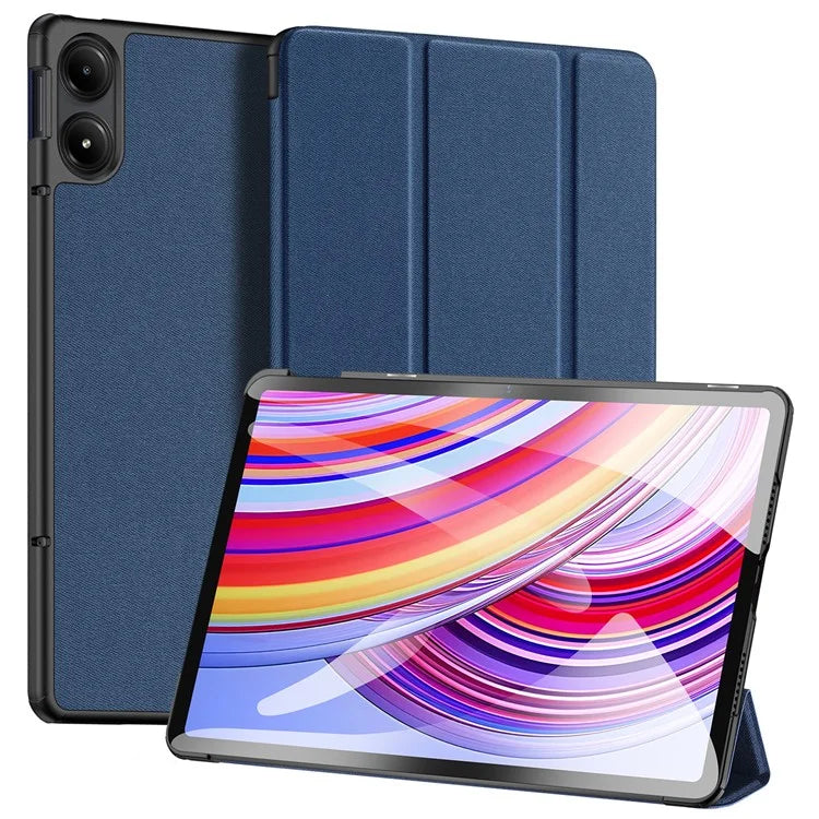 DUX DUCIS Domo Series for Xiaomi Redmi Pad Pro / Redmi Pad Pro 5G / Poco Pad Tablet Case Tri-Fold Stand Leather Shell with Pencil Holder