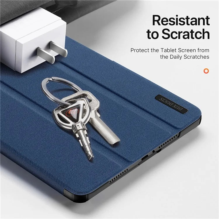 DUX DUCIS Domo Series for Xiaomi Redmi Pad Pro / Redmi Pad Pro 5G / Poco Pad Tablet Case Tri-Fold Stand Leather Shell with Pencil Holder