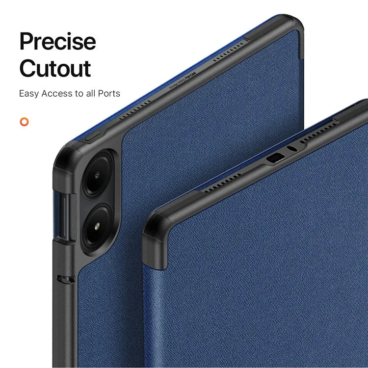 DUX DUCIS Domo Series for Xiaomi Redmi Pad Pro / Redmi Pad Pro 5G / Poco Pad Tablet Case Tri-Fold Stand Leather Shell with Pencil Holder