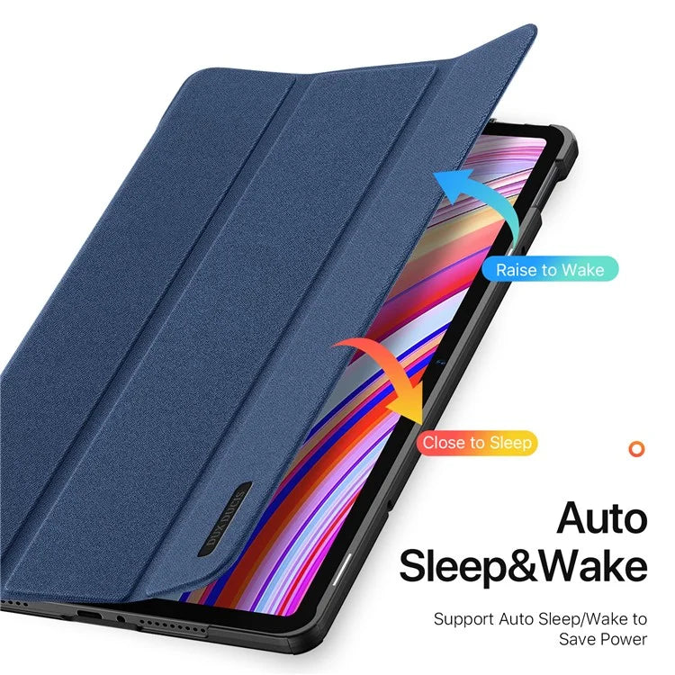 DUX DUCIS Domo Series for Xiaomi Redmi Pad Pro / Redmi Pad Pro 5G / Poco Pad Tablet Case Tri-Fold Stand Leather Shell with Pencil Holder