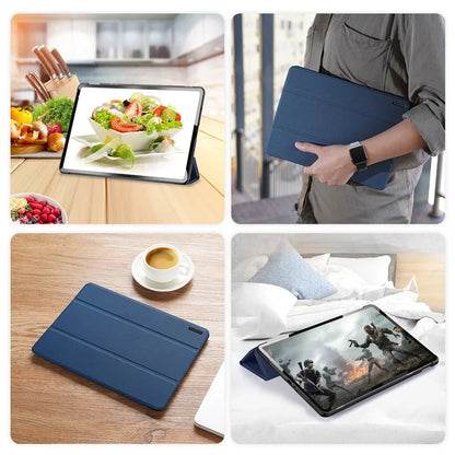 DUX DUCIS Domo Series for Xiaomi Redmi Pad Pro / Redmi Pad Pro 5G / Poco Pad Tablet Case Tri-Fold Stand Leather Shell with Pencil Holder
