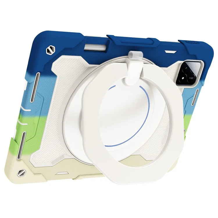 For Xiaomi Pad 6S Pro 12.4 Anti-drop Tablet Case PC+Silicone Cover with Kickstand