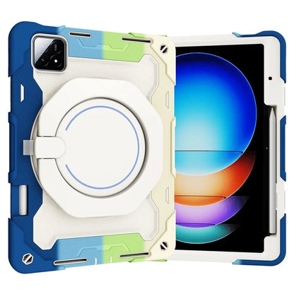 For Xiaomi Pad 6S Pro 12.4 Anti-drop Tablet Case PC+Silicone Cover with Kickstand
