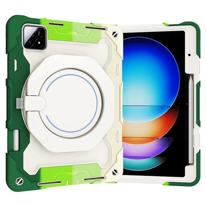 For Xiaomi Pad 6S Pro 12.4 Anti-drop Tablet Case PC+Silicone Cover with Kickstand