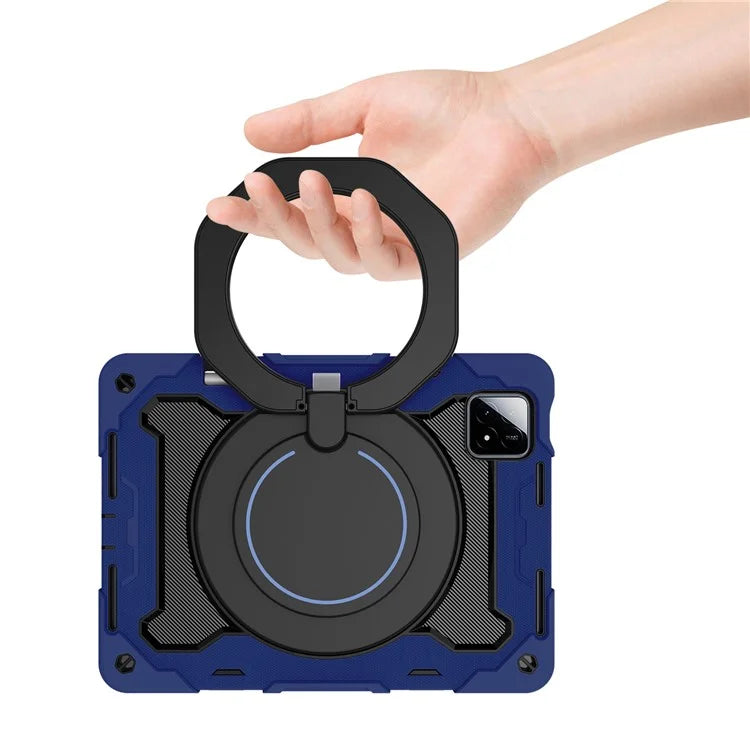 For Xiaomi Pad 6S Pro 12.4 Anti-drop Tablet Case PC+Silicone Cover with Kickstand