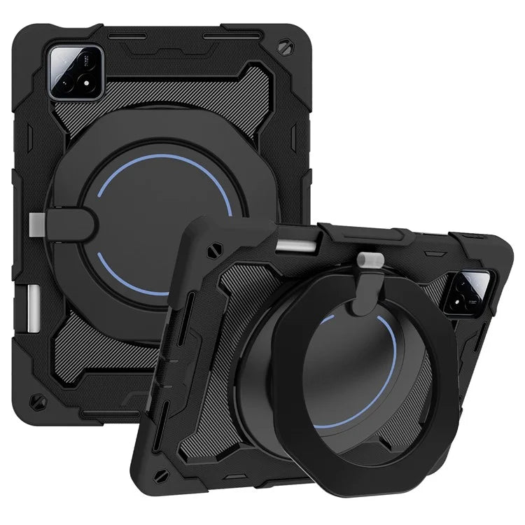 For Xiaomi Pad 6S Pro 12.4 Anti-drop Tablet Case PC+Silicone Cover with Kickstand